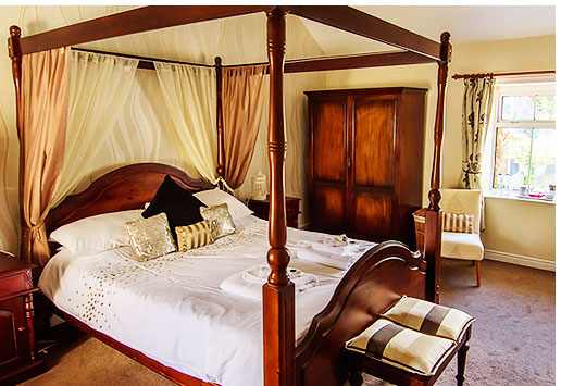 Bed and breakfast accommodation available at Penrhos Arms Hotel.